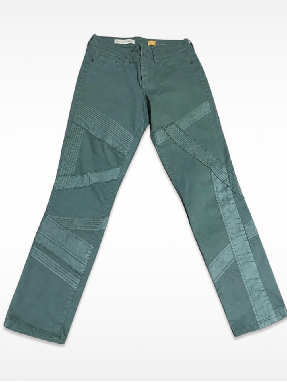Pilcro and the Letterpress Stet Moto Pants Women’s Size 27 Olive Green Skinny